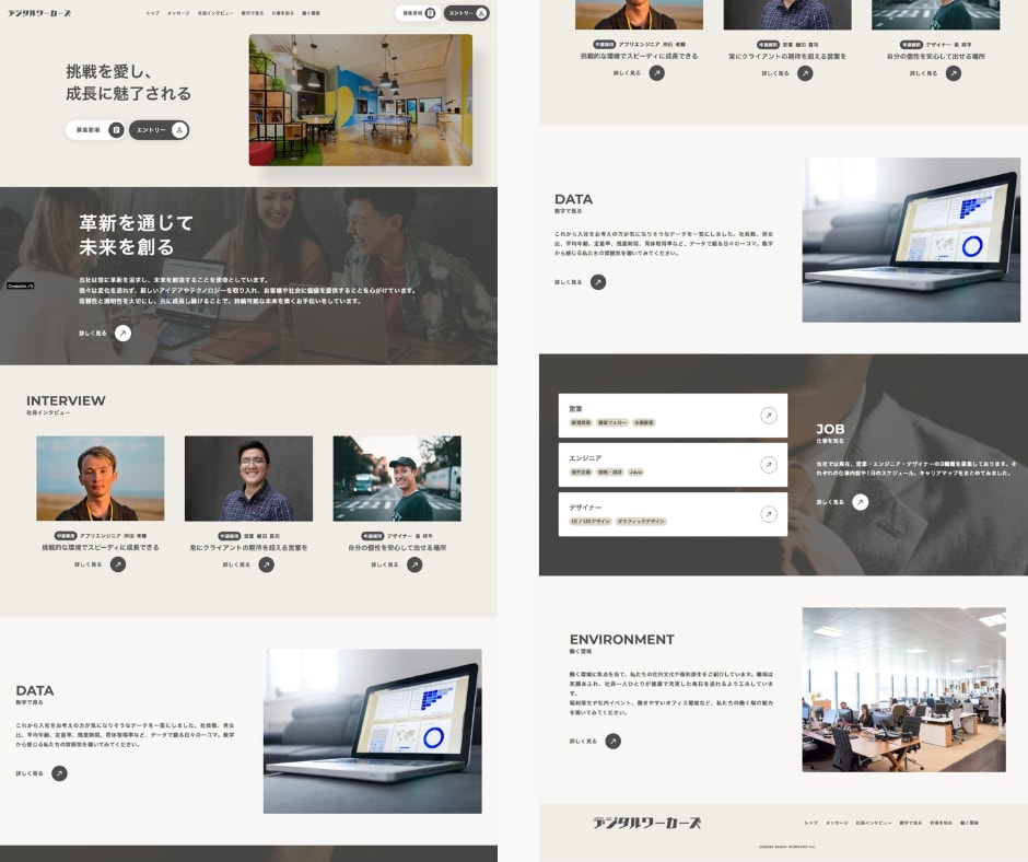 質の高い応募を集める採用サイトを制作します 現役で大手人材会社に勤める私が、採用サイトを提供します！ イメージ2