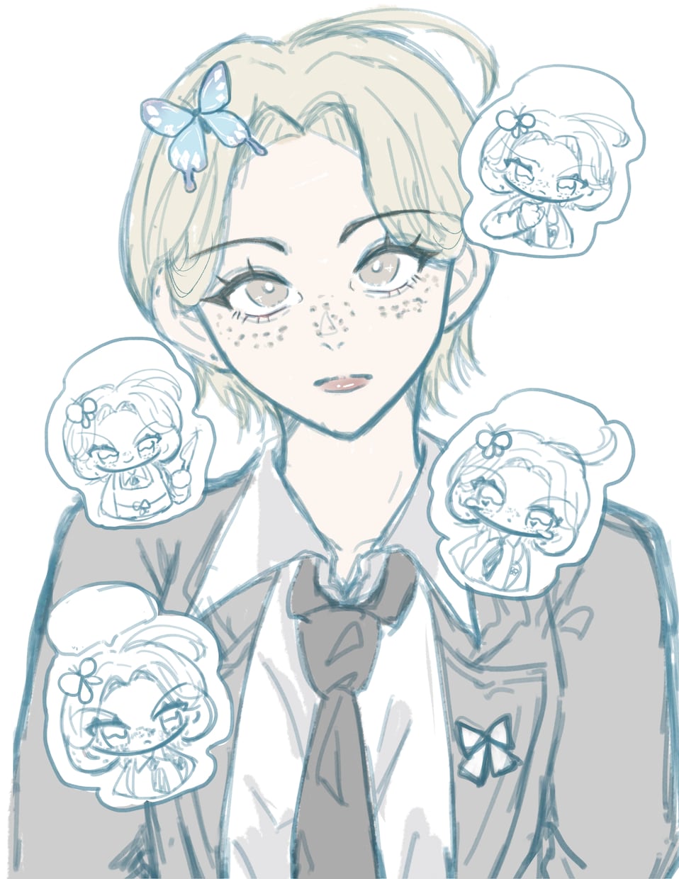貴方だけのイラストをお描き致します 等身でもミニキャラでも幅広く描きます⟡ イメージ2