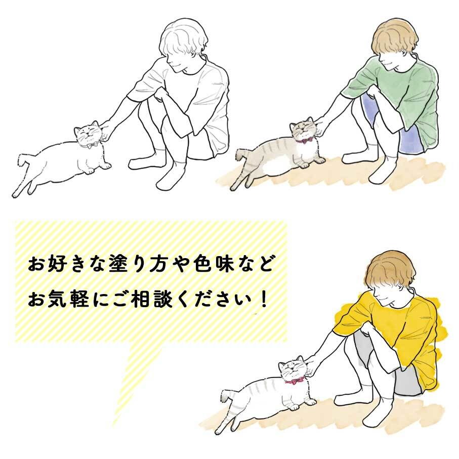 即日対応！シンプル線画イラスト描きます ご提供いただいた写真をシンプル線画に仕上げます イメージ2