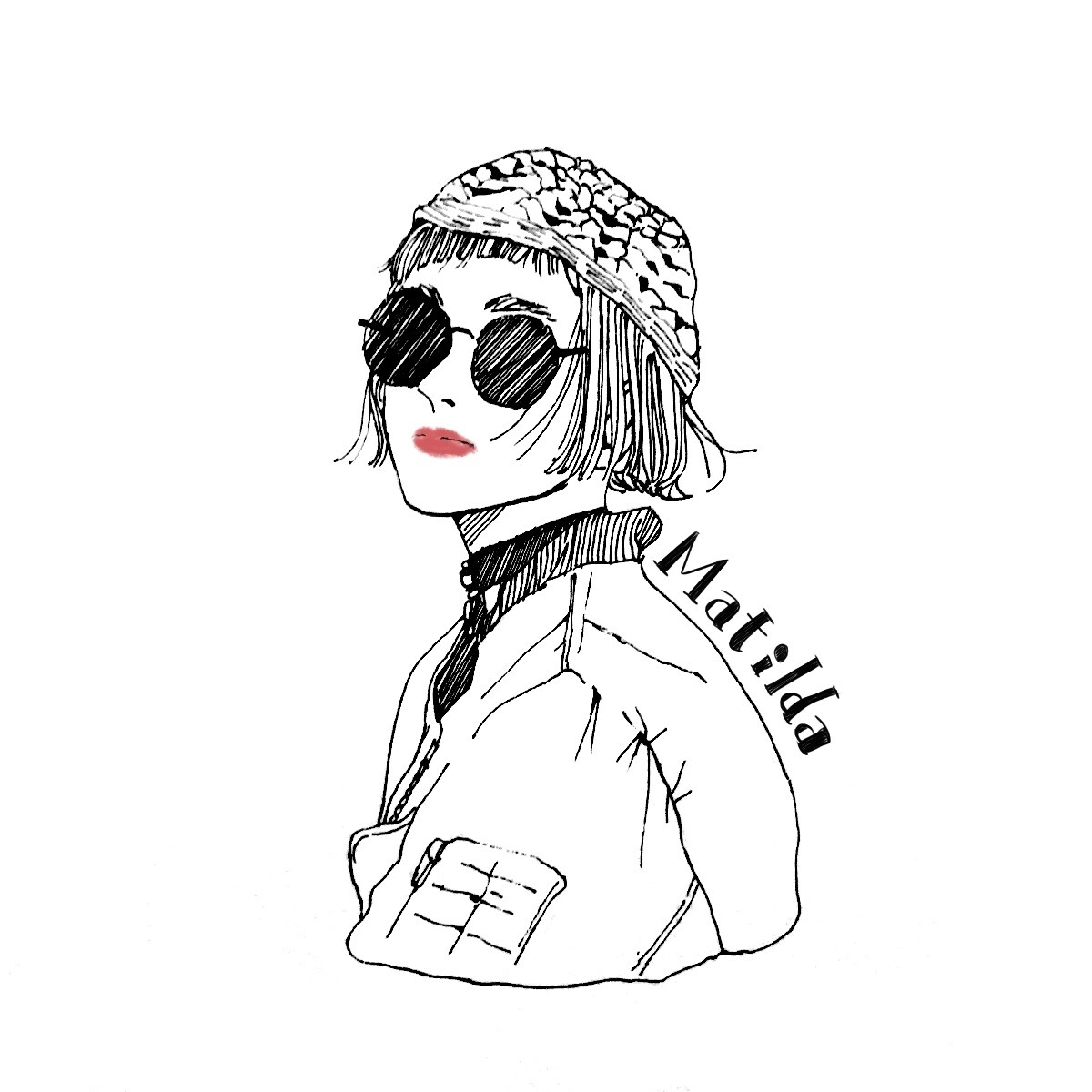 オシャレで可愛い似顔絵、アイコン描きます SNSのアイコンなどにいかがでしょうか。 イメージ7