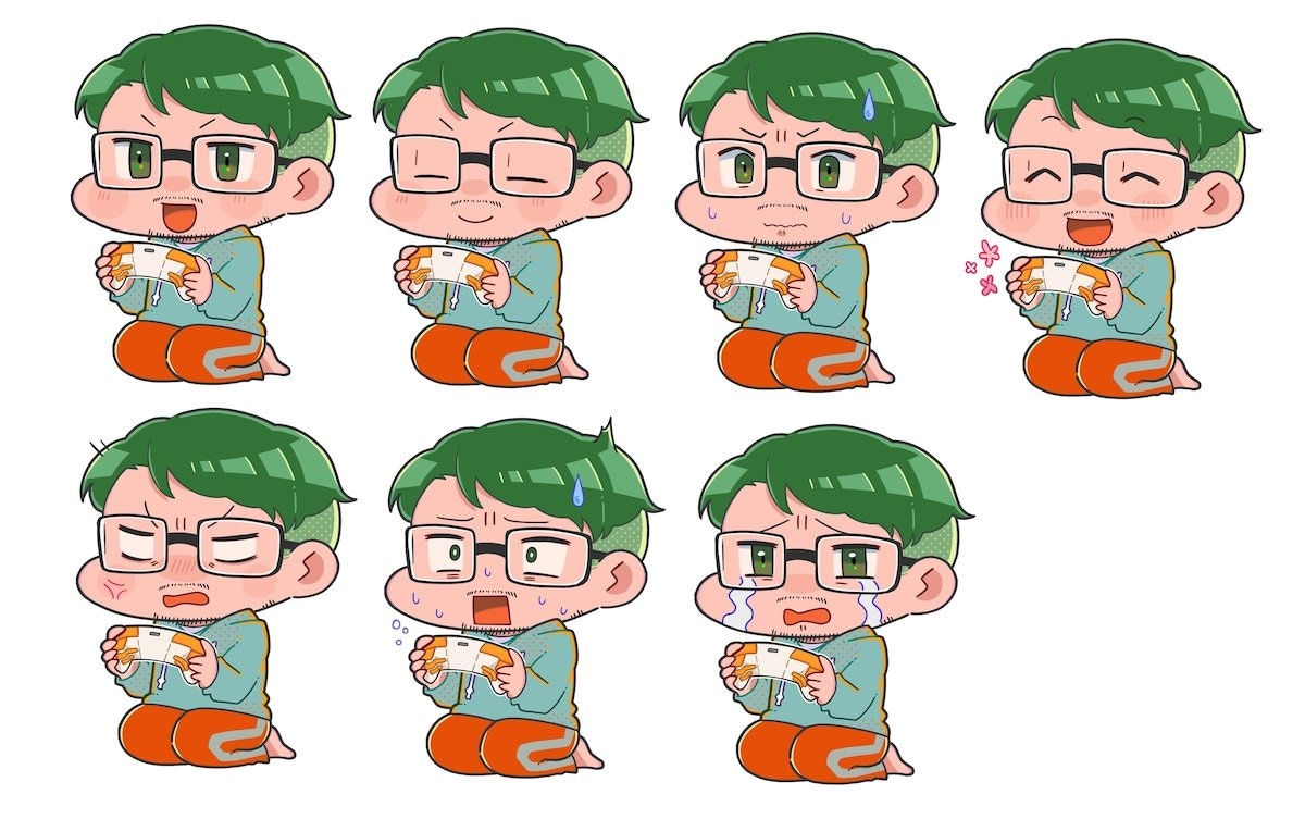 好きを詰め込んだデフォルメキャラアイコン作成します メイキング動画付き！SNSで自慢できる♡個性アイコン イメージ9
