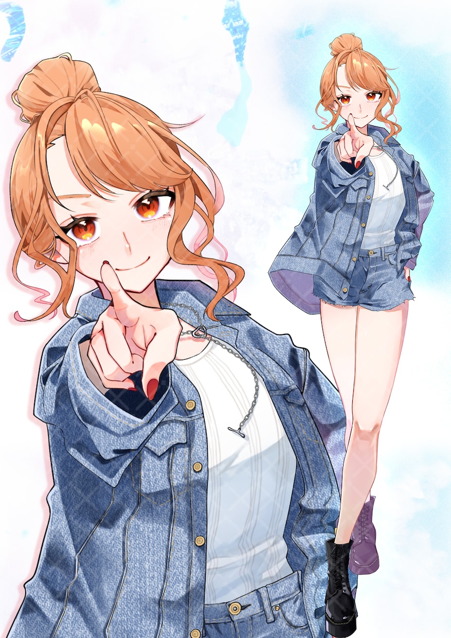 絵柄寄せ可！VTuber向け活動イラスト製作します 固定キャラを理想のイメージで作画！一枚絵・動画使用・グッズも イメージ13