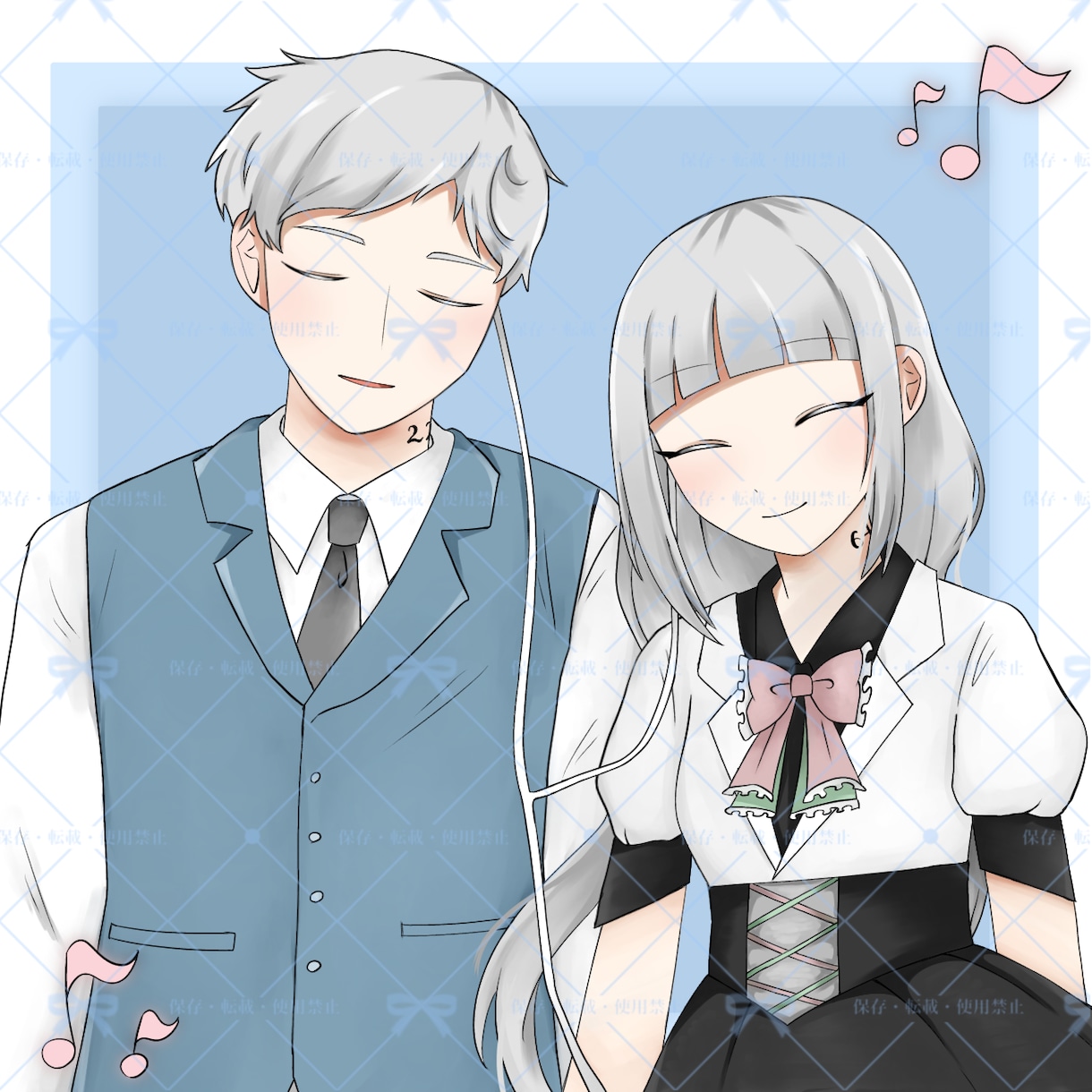 アイコン 夢絵 コテ同描きます 夢女子さんのお手伝いをいたします‼️ イメージ2