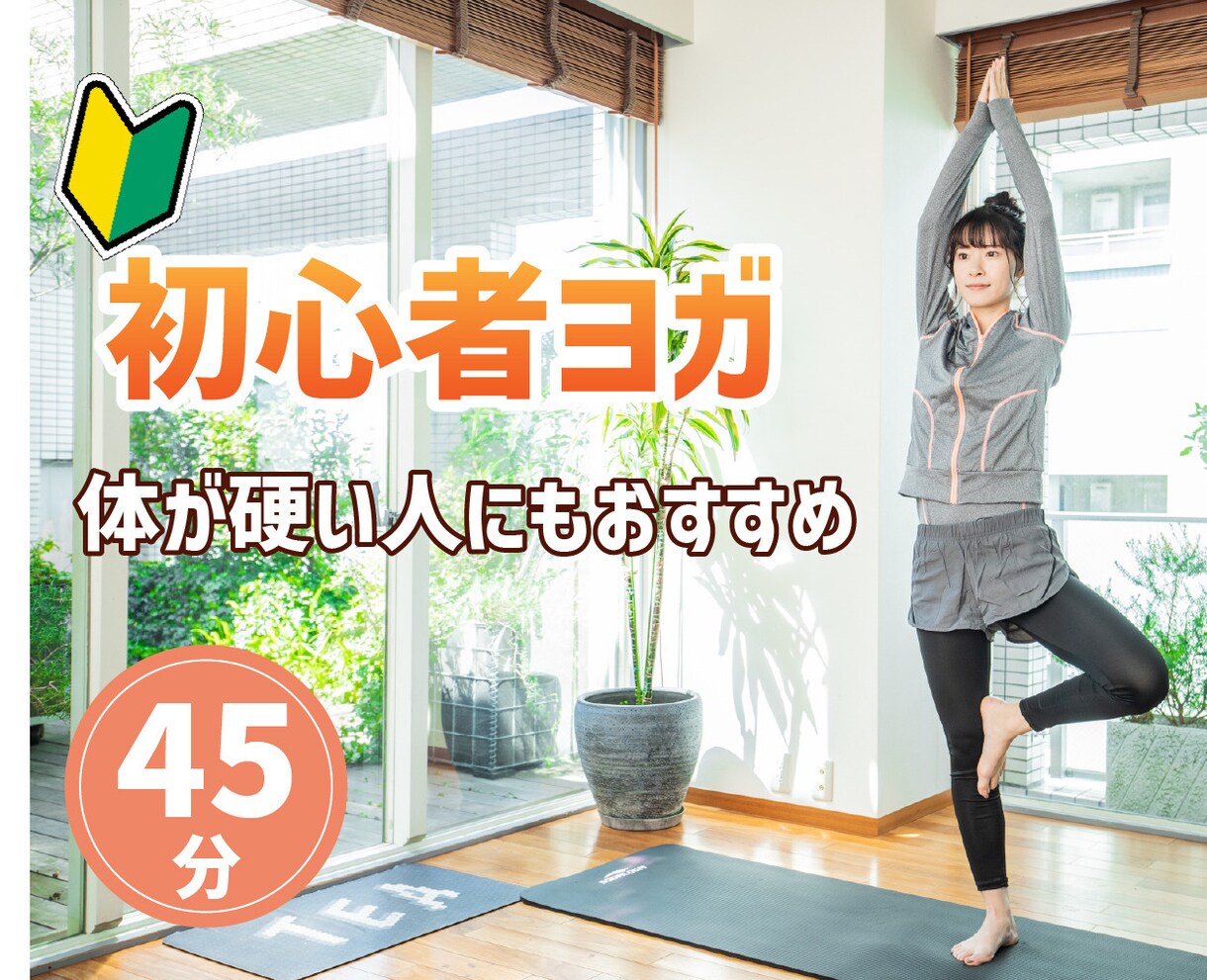 体が柔らかくなる【ヨガ】レッスンをします 【カラダの硬い人に特におすすめ！】 イメージ1