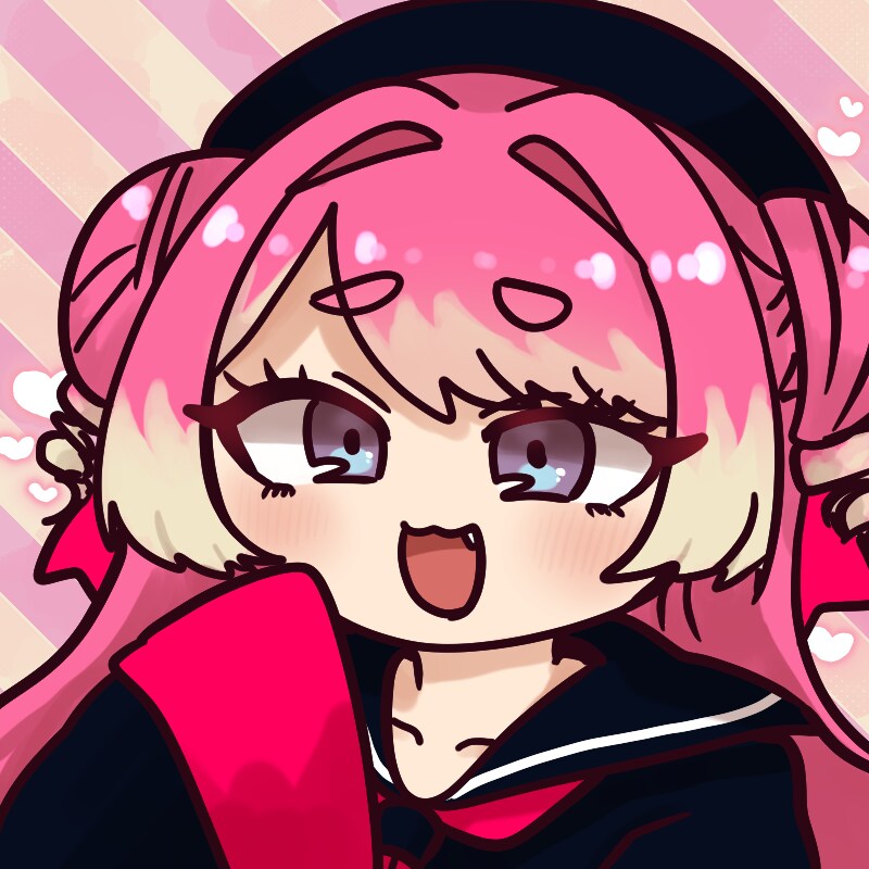 女の子のアイコンお描きします かわいいSNS・配信用のアイコンです イメージ3