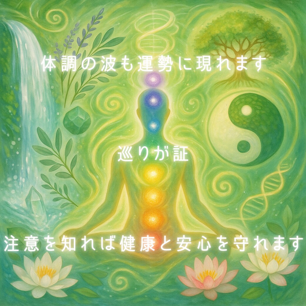 あなたの健康運鑑定します ◆あなただけの心身の流れと健康を守るヒントをお届け◆ イメージ4