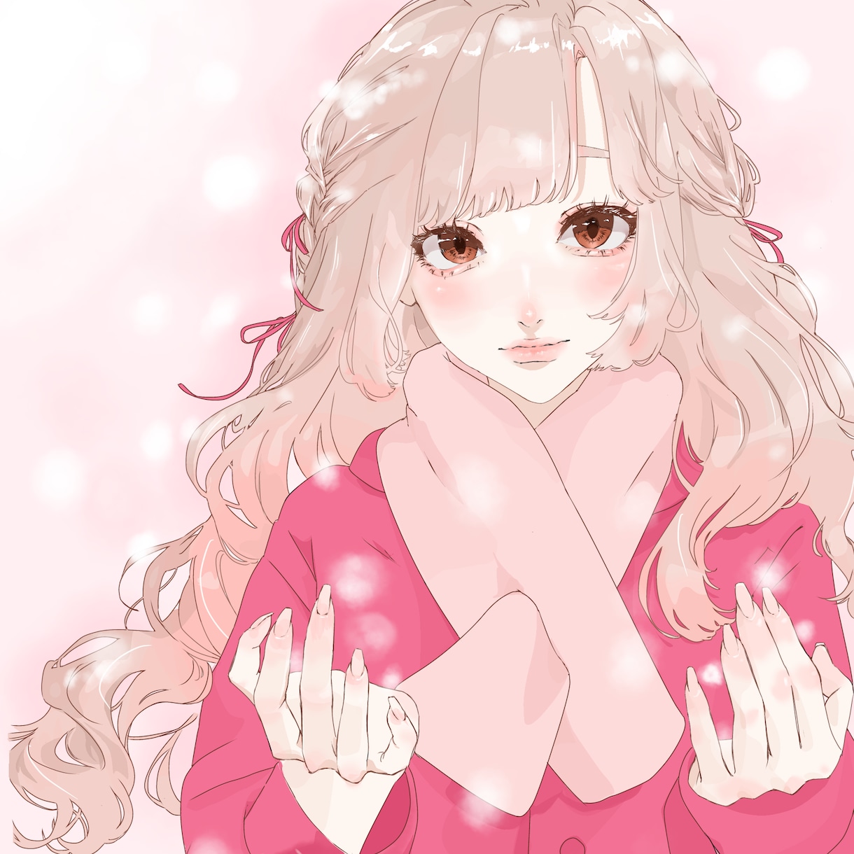 ゆるふわ可愛い女の子描きます 可愛い女の子イラストを皆様にお届けしたいです!!!! イメージ3