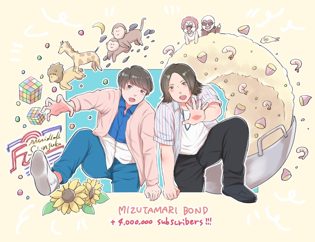 人物のアイコンイラストを作成します 何人いても追加料金なし！ラフ修正無制限！お気軽にどうぞ！ イメージ3