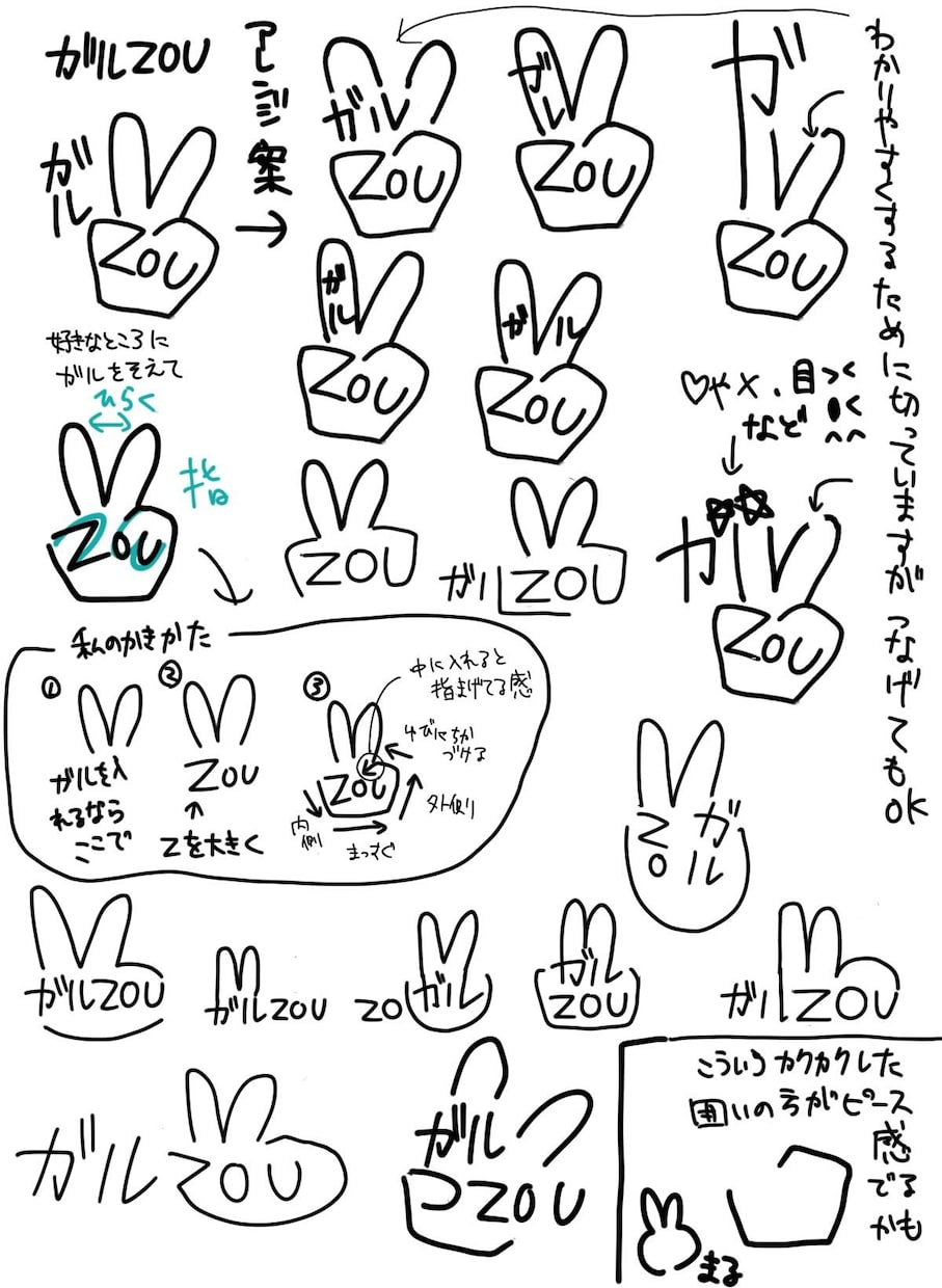 簡単なイラスト入り！あなただけのサイン複数考えます 趣味活動などで使える簡単なイラストが入ったかわいいサイン考案 イメージ7