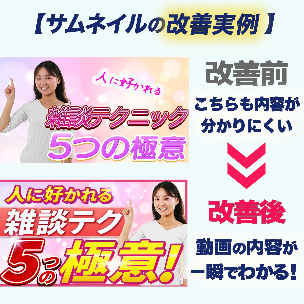 クリックされやすいサムネを制作します YouTubeサムネイルを最短48時間以内に作成します！ イメージ3