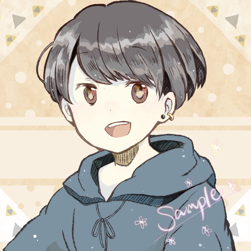 ほんわか可愛い女の子や男の子のイラストを描きます SNSや動画配信、ブログ内などのアイコン受付中！ イメージ2
