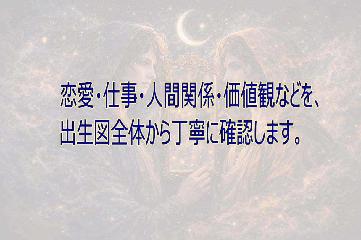 出生図から恋愛・仕事・対人傾向を読み解きます 自分を知り、これからの選択に活かせる占星術鑑定書 イメージ5