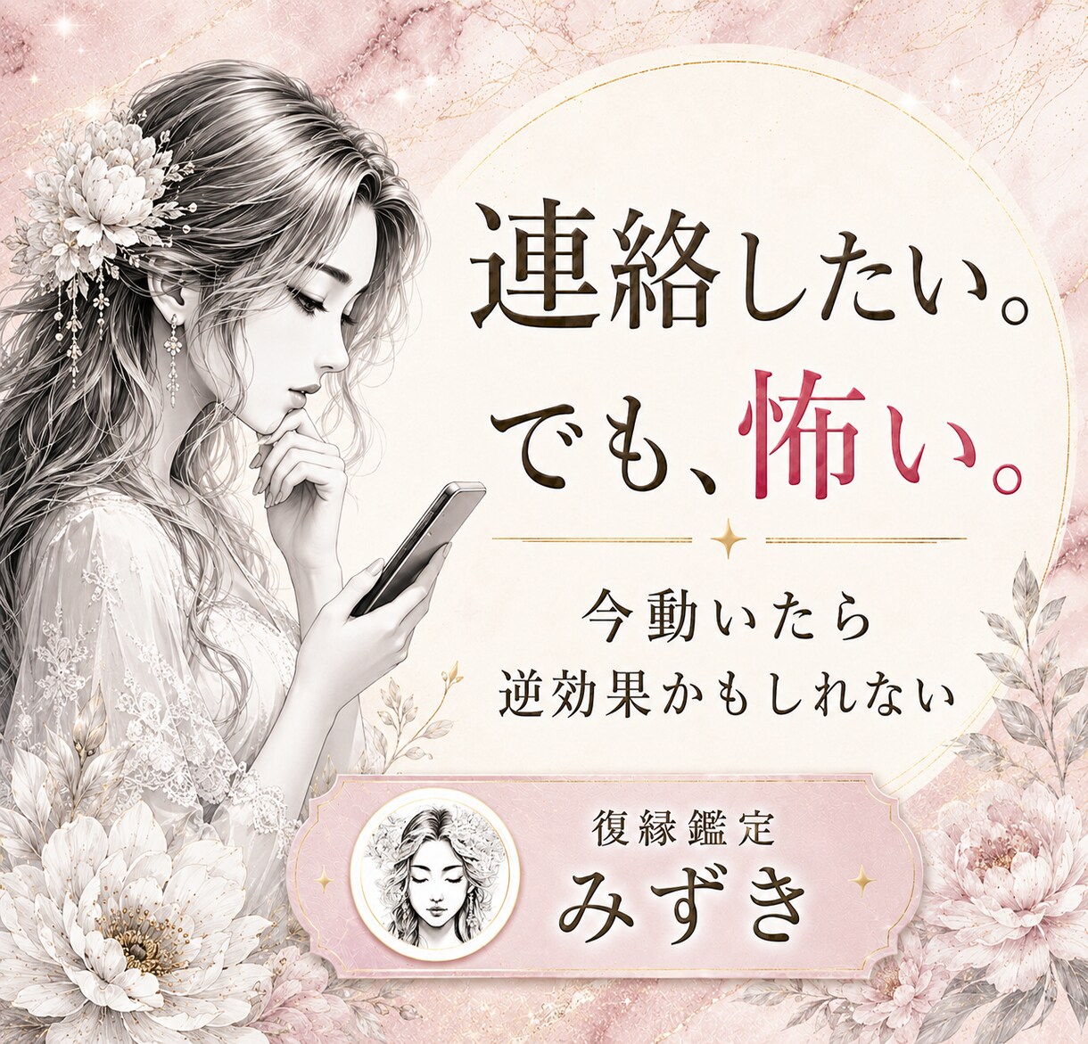 復縁占い｜彼の本音・可能性と今連絡すべきか視ます 連絡する？待つ？後悔しないための次の一手をお伝えします イメージ2