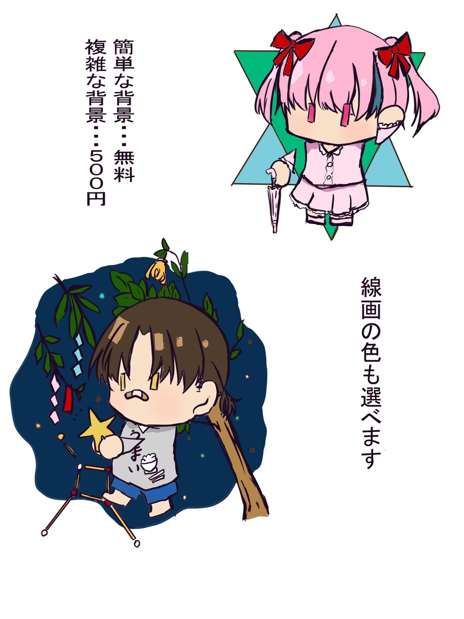 ミニキャラやアイコン描きます 可愛いミニキャラを貴方の手に！ イメージ6