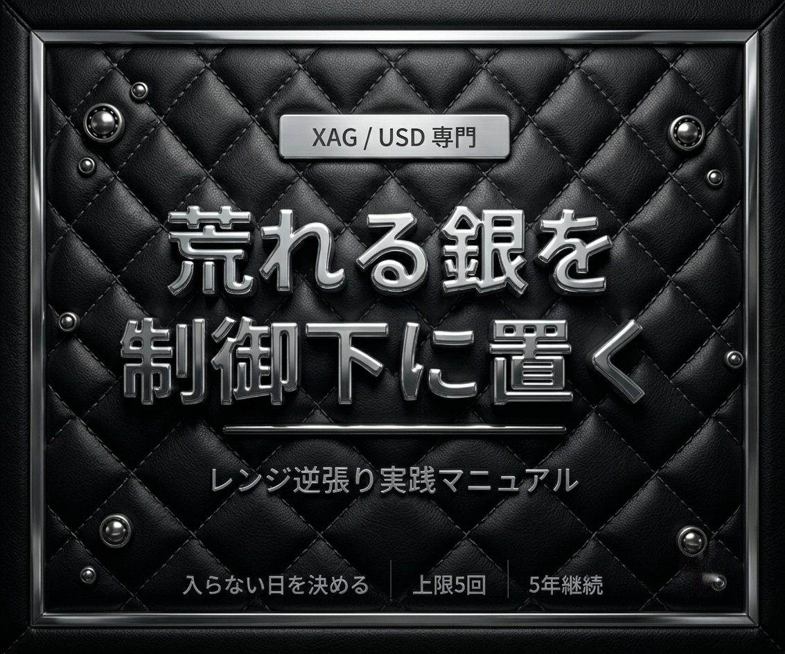 荒れる銀を制御下に置く手法を教えます 勝率は出しません。入る・入らない・降りる条件だけ イメージ1