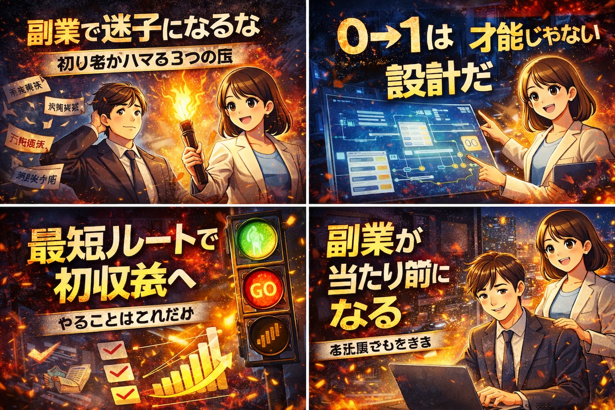 初心者副業｜０からのココナラ副業設計を教えます AI初心者 副業/集客SNS不要/初心者 副業/副業 在宅 イメージ6