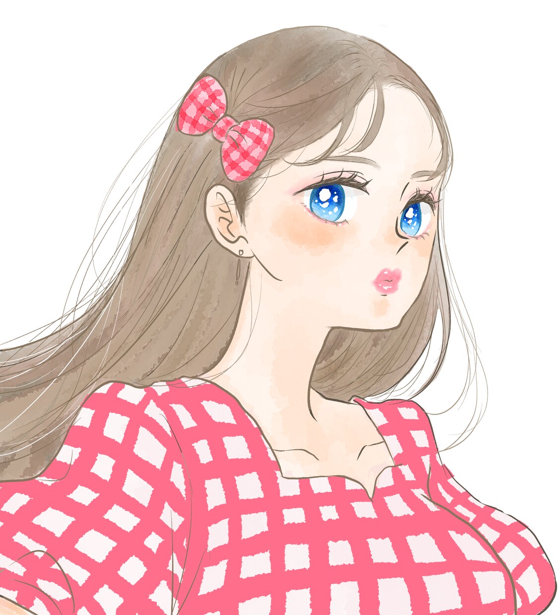 かわいい少女漫画風イラスト描きます 動画サムネ、ヘッダー、挿絵などご希望の用途に◎商用利用可◎ イメージ10