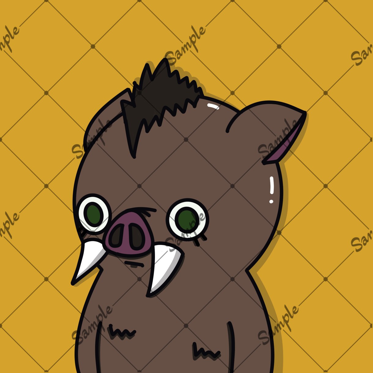 ポップなどうぶつイラスト・アイコン描きます 可愛いけど少しシュールなどうぶつのイラストを描きます！ イメージ7