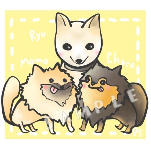 SNSに使える！ふわっと丸いアイコンお描きします ゆるふわで可愛い、あなただけのアイコンをお作りします イメージ4