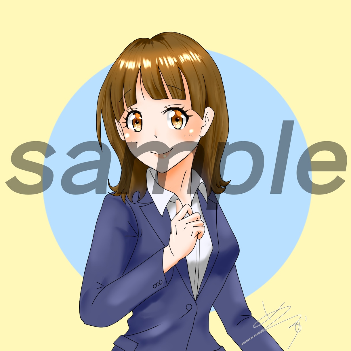SNSのアイコン作成／イラスト描きます 似顔絵やオリキャラを描きます！ イメージ2
