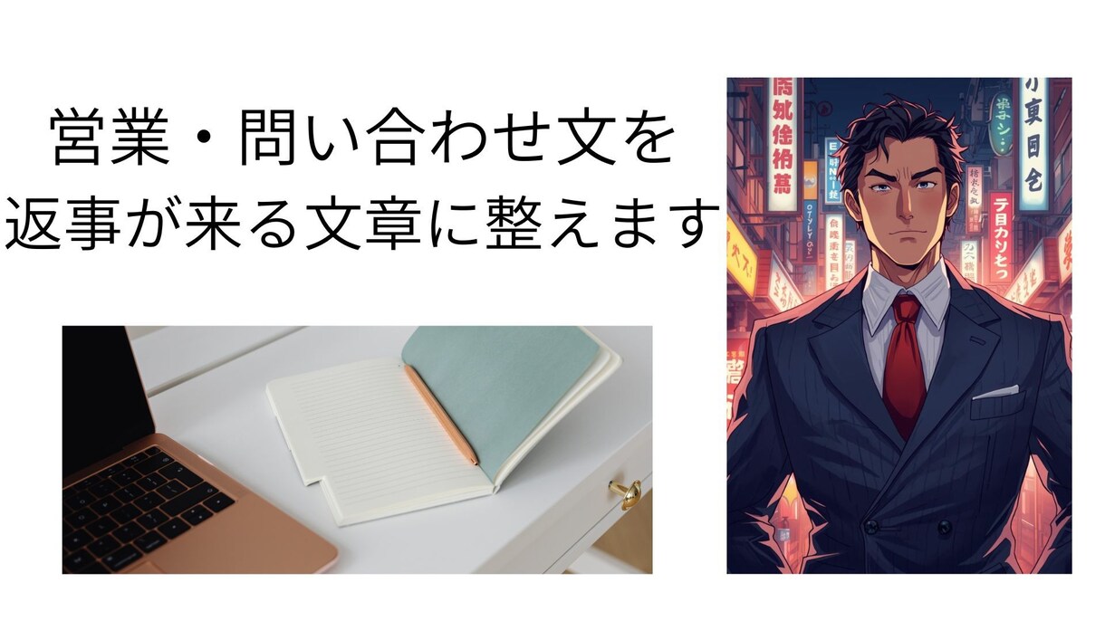 BtoB営業特化　返事が来ない営業メール添削します 返事が来ない文章を第三者視点で整え、伝わる形にします イメージ1
