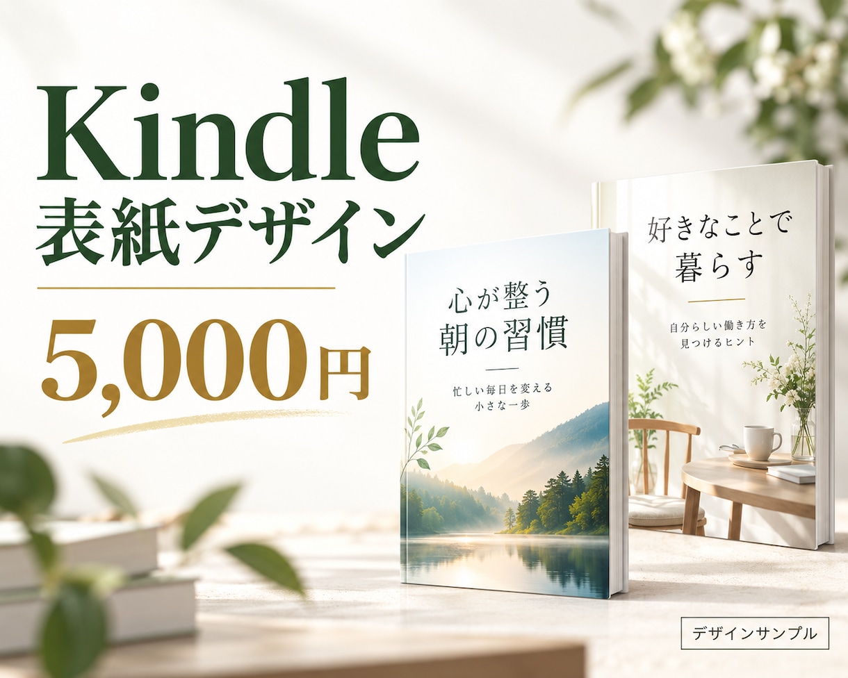 Kindle本の表紙をデザインします 原稿やテーマに合わせて、使える表紙データを制作します イメージ1
