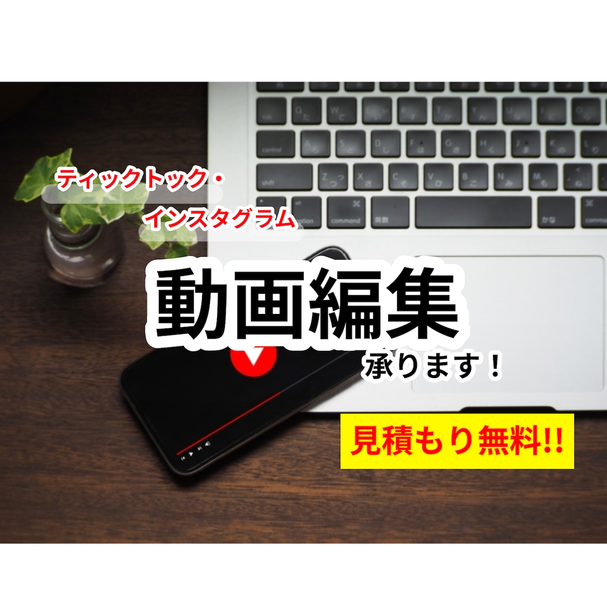 SNSフォロワー三千人のフリーターが動画編集します カットやテロップで、見られる動画にしませんか？ イメージ1