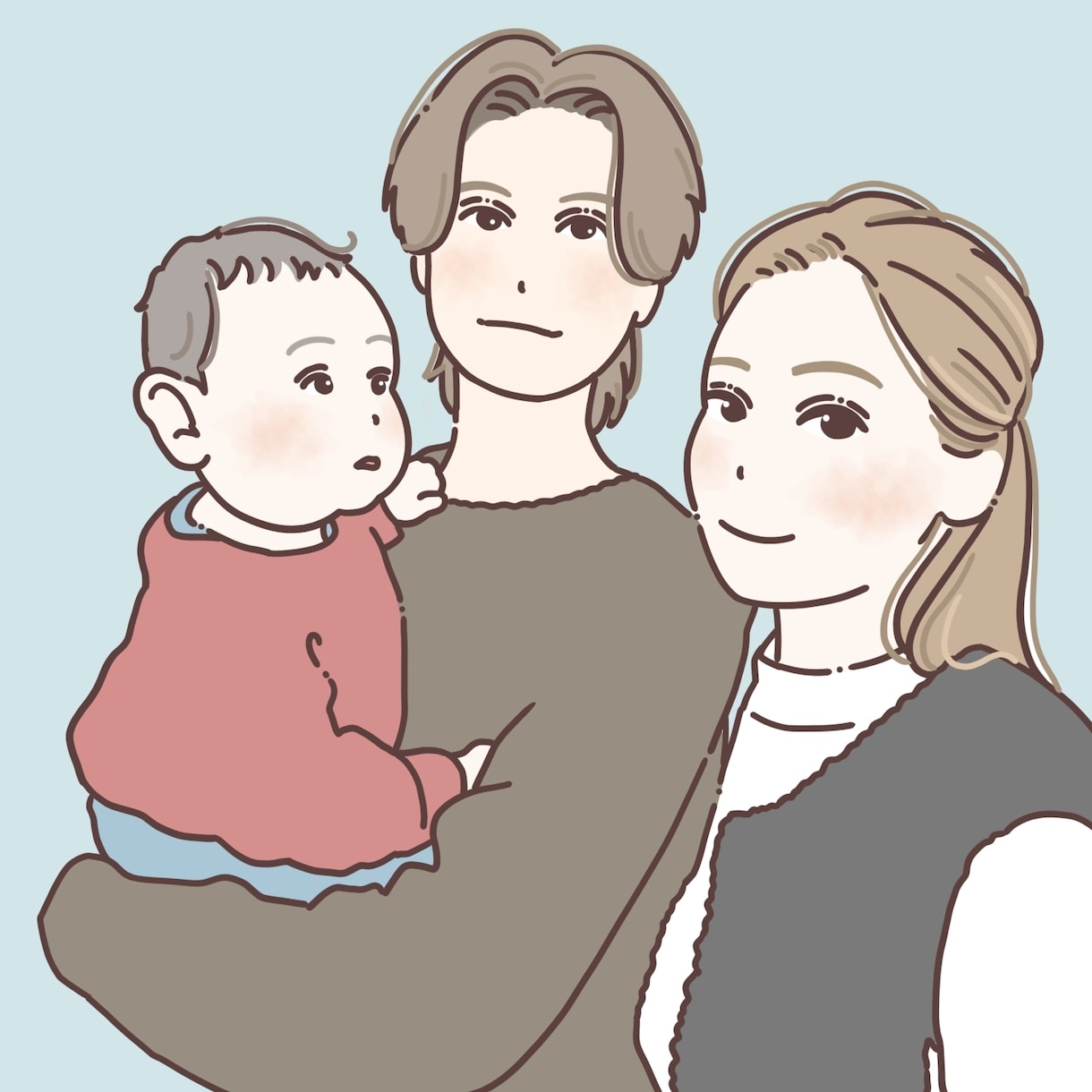 企業・ビジネスで使える親しみやすい似顔絵描きます シンプルで程よく美化したイラストアイコン！HPや名刺にも◎ イメージ3