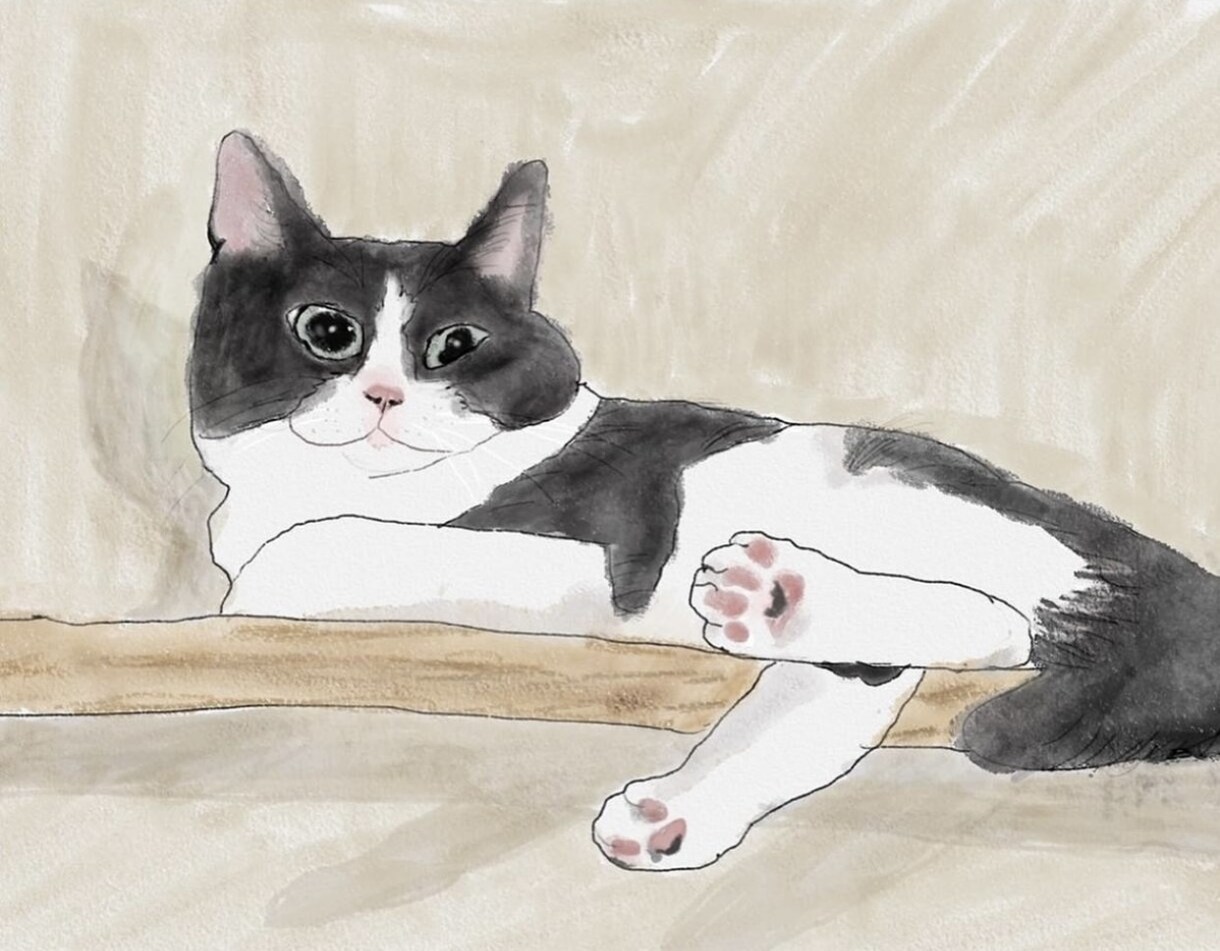 ゆるっと可愛く！ペットのイラスト描きます リアルだけど、可愛いタッチの世界に一つのイラストを心込めて イメージ3