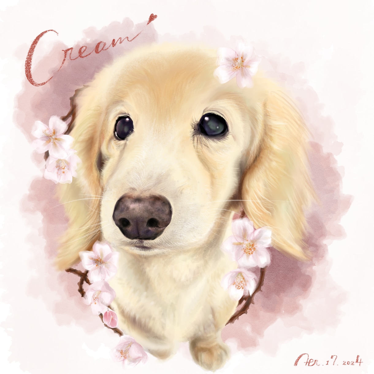 あなたの【かわいこちゃん】心を込めて描きます スペ/英文でオシャレに！リアル/繊細タッチ イメージ5