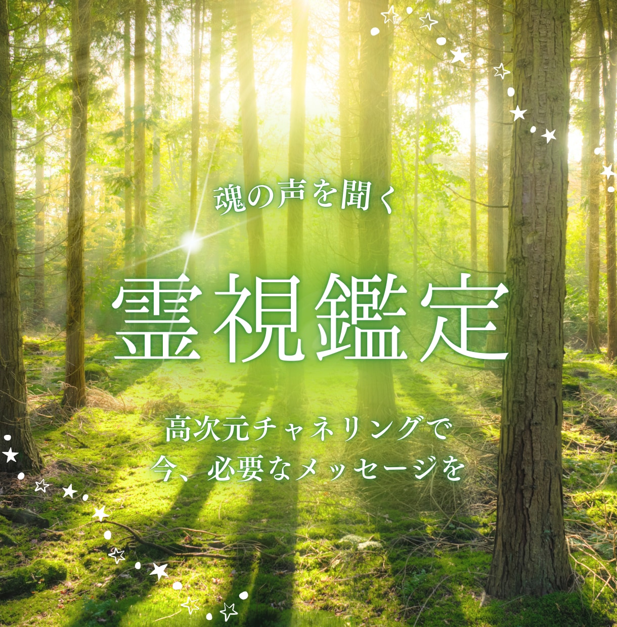 チャネリングで光の存在達からメッセージを届けます スピリチュアルな観点からみたアドバイスが欲しい方へ イメージ1