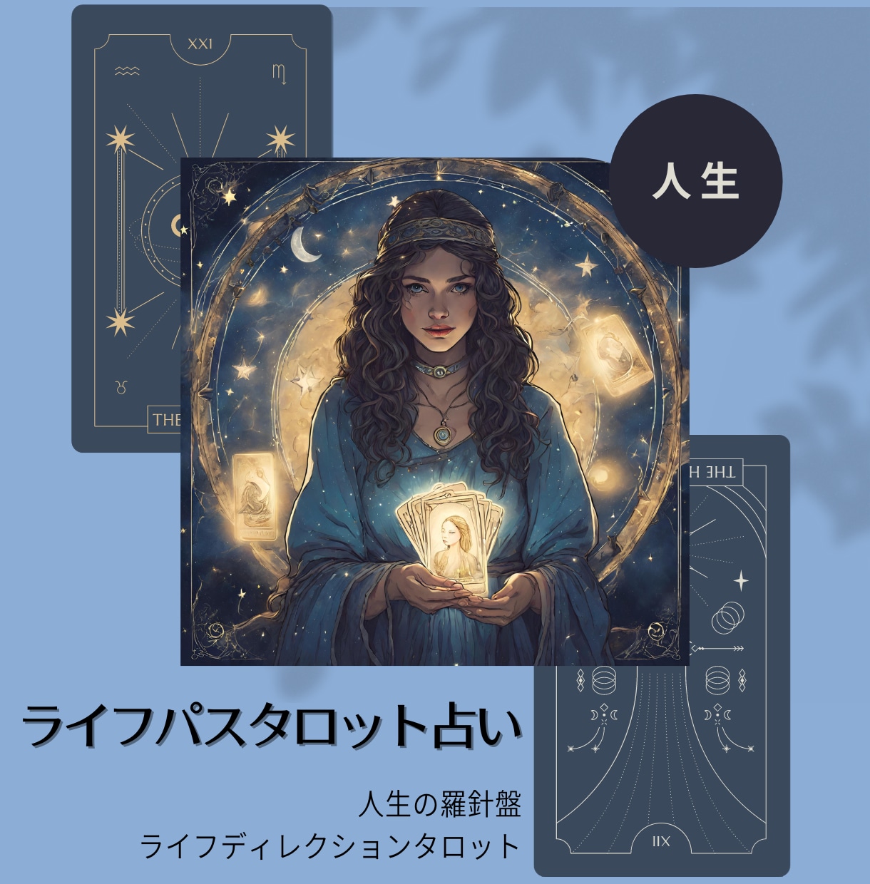 人生に関するタロットリーディングをします 人生の羅針盤 ｜ ライフディレクションタロット イメージ1