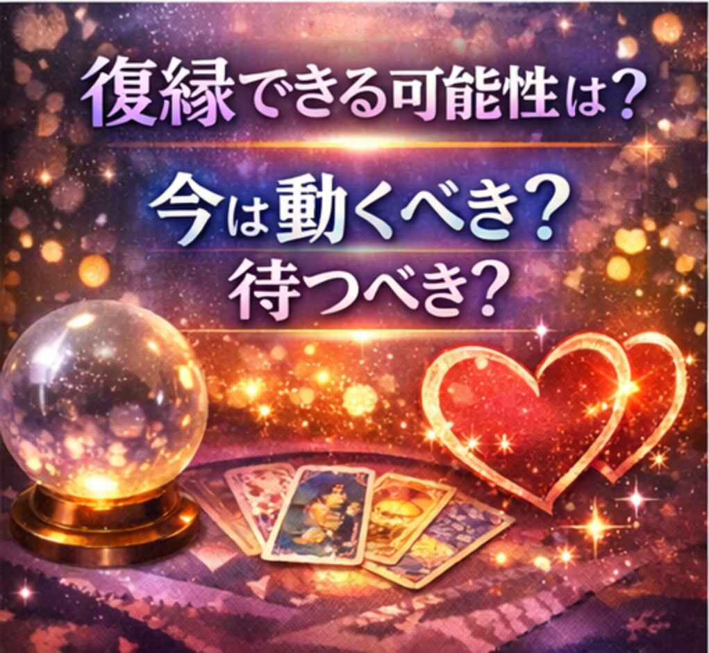 不倫相手の本音・彼が選ぶ未来を霊視します 復縁、音信不通、曖昧な関係…今どう動くべきか知りたい方へ イメージ2