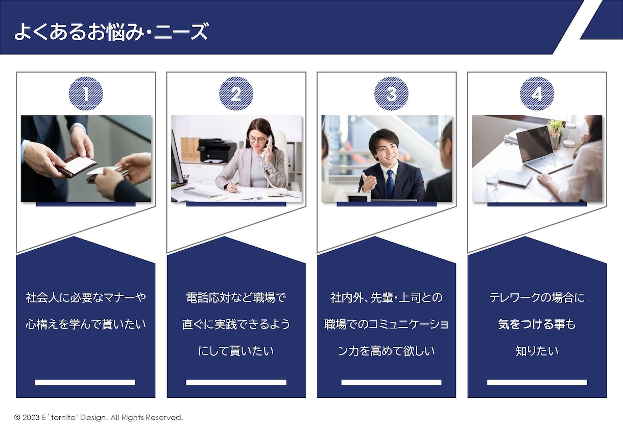 セミナー、社内外資料のパワーポイント作成します テキストをセミナー、社内外向け資料に致します！ イメージ3