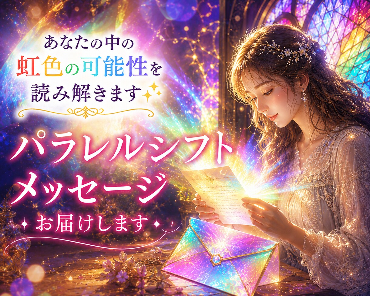 パラレルシフトメッセージ⭐届けます ✨あなたの中の虹色の可能性を読み解きます✨ イメージ1