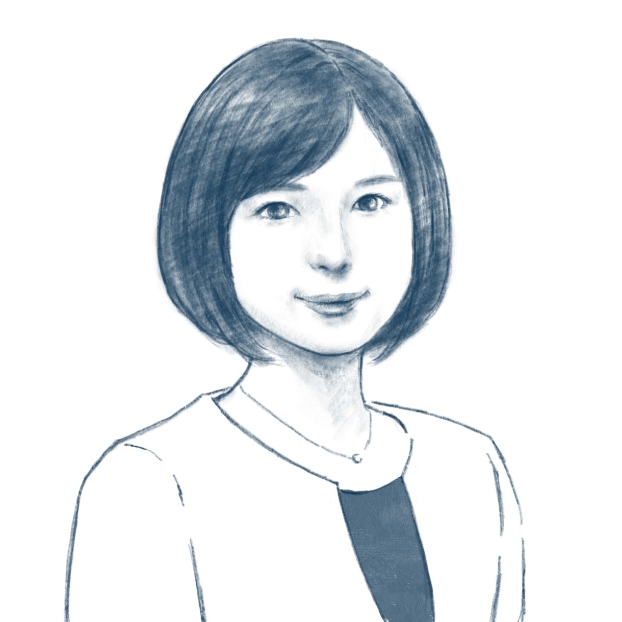 アイコン/名刺似顔絵　モノクロで柔らかく描きます 社員紹介での実績あり/＊実物より美しく仕げます＊ イメージ6