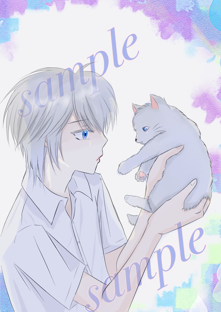 あなただけの素敵なアイコンを作成します オリジナルで透明感のあるイラストをお届けします。 イメージ8