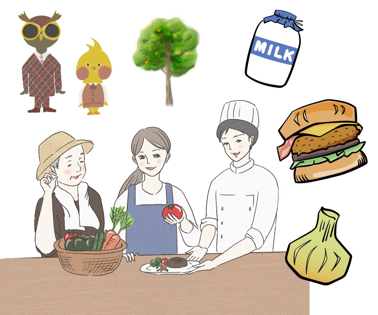 商用利用OK！目的に合わせたイラスト描きます アイコンや挿絵、名刺、似顔絵などにピッタリ♪ イメージ7