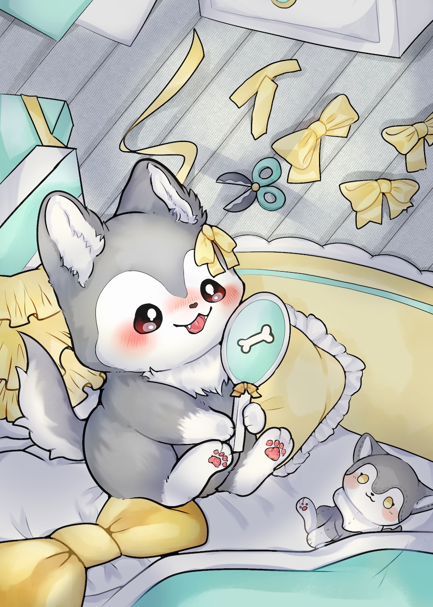 動物・モンスターキャラの１枚絵描きます かわいい高クオリティの背景つきイラストをご希望の方に！ イメージ4