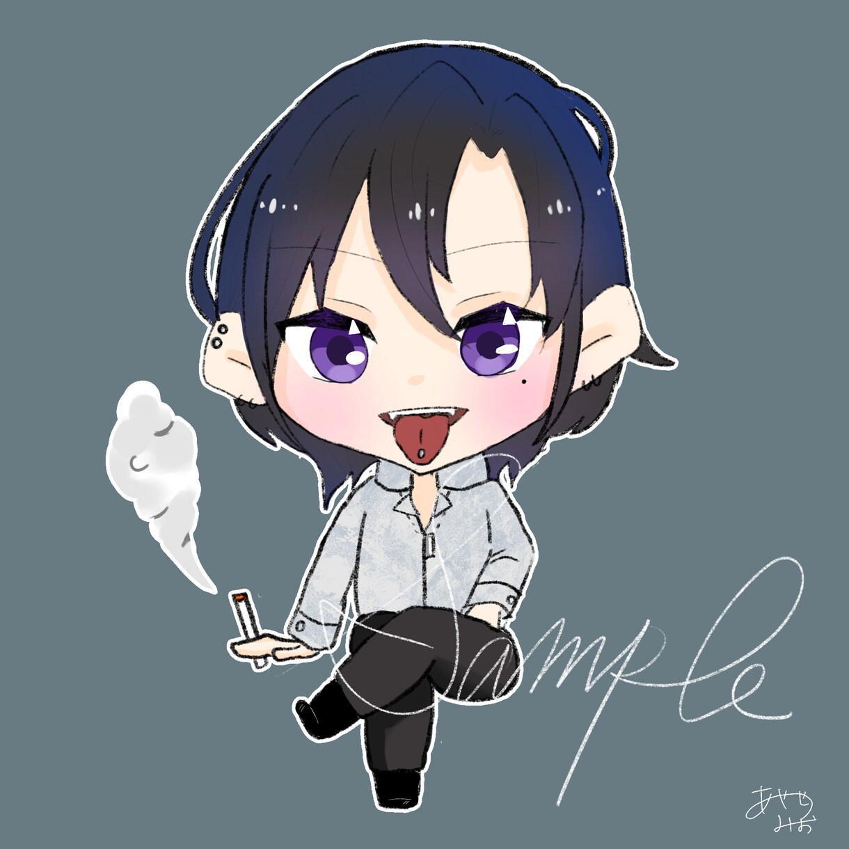 ミニキャライラスト作成します 胸上1000円、全身1500円の格安価格設定！ イメージ1