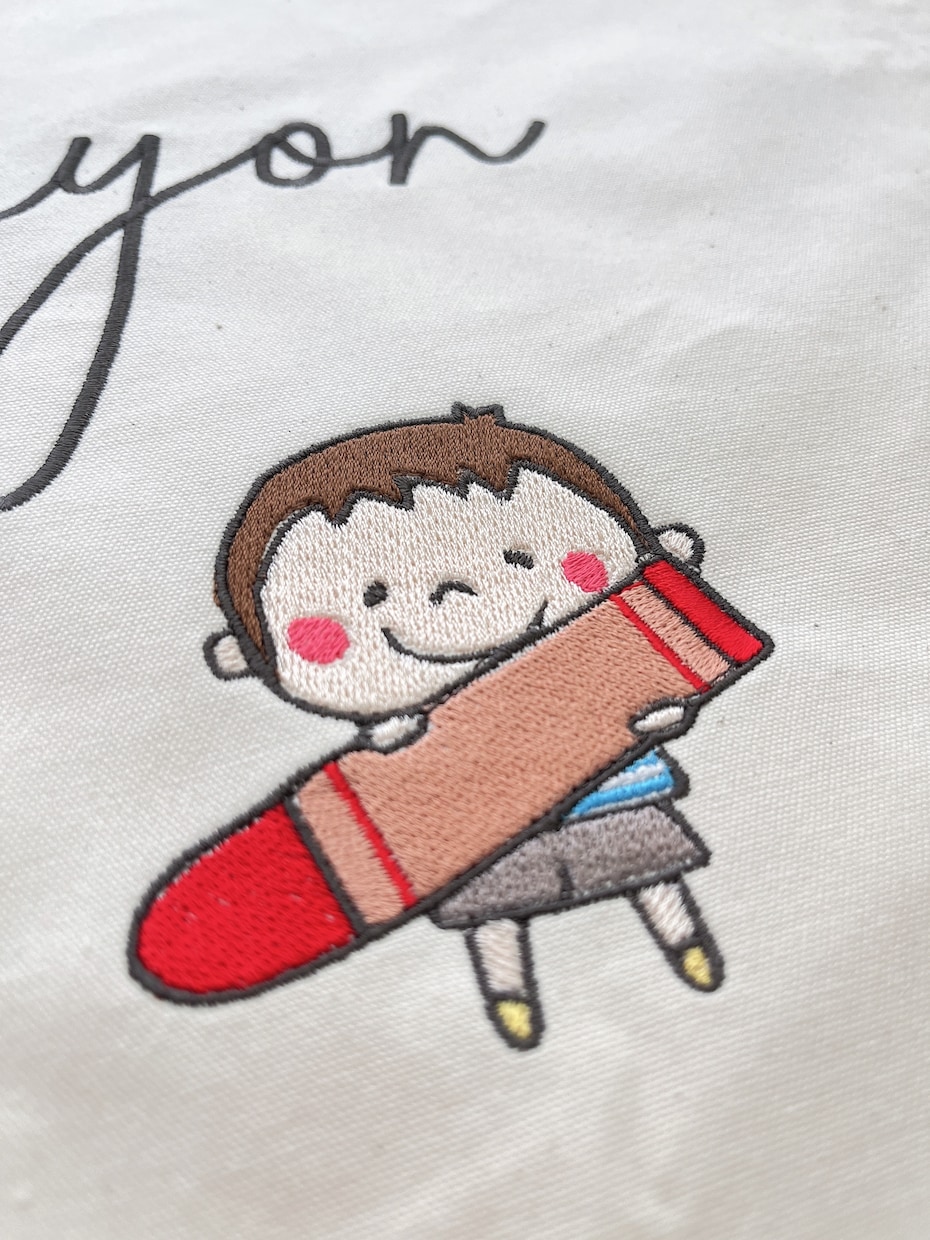 イラストやロゴの刺繍データ作ります オリジナルのロゴやイラストを刺繍に！ イメージ1