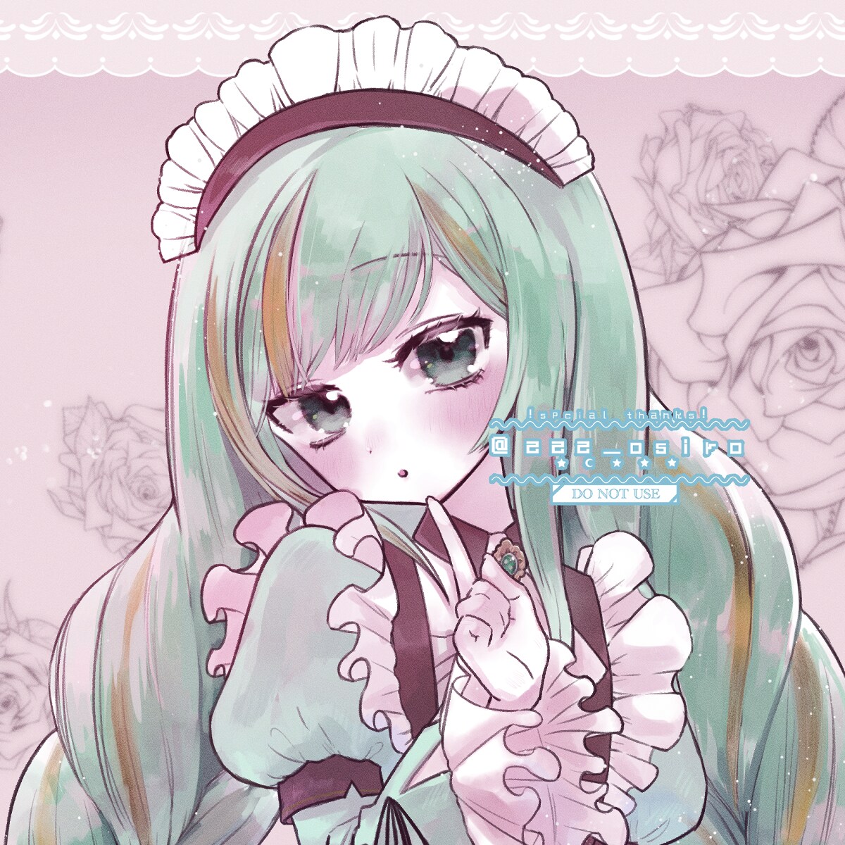 かわいいゴシック・お耽美アイコン・イラスト描きます アイコン、ヘッダー、グッズ、動画等にご活用ください♥ イメージ6