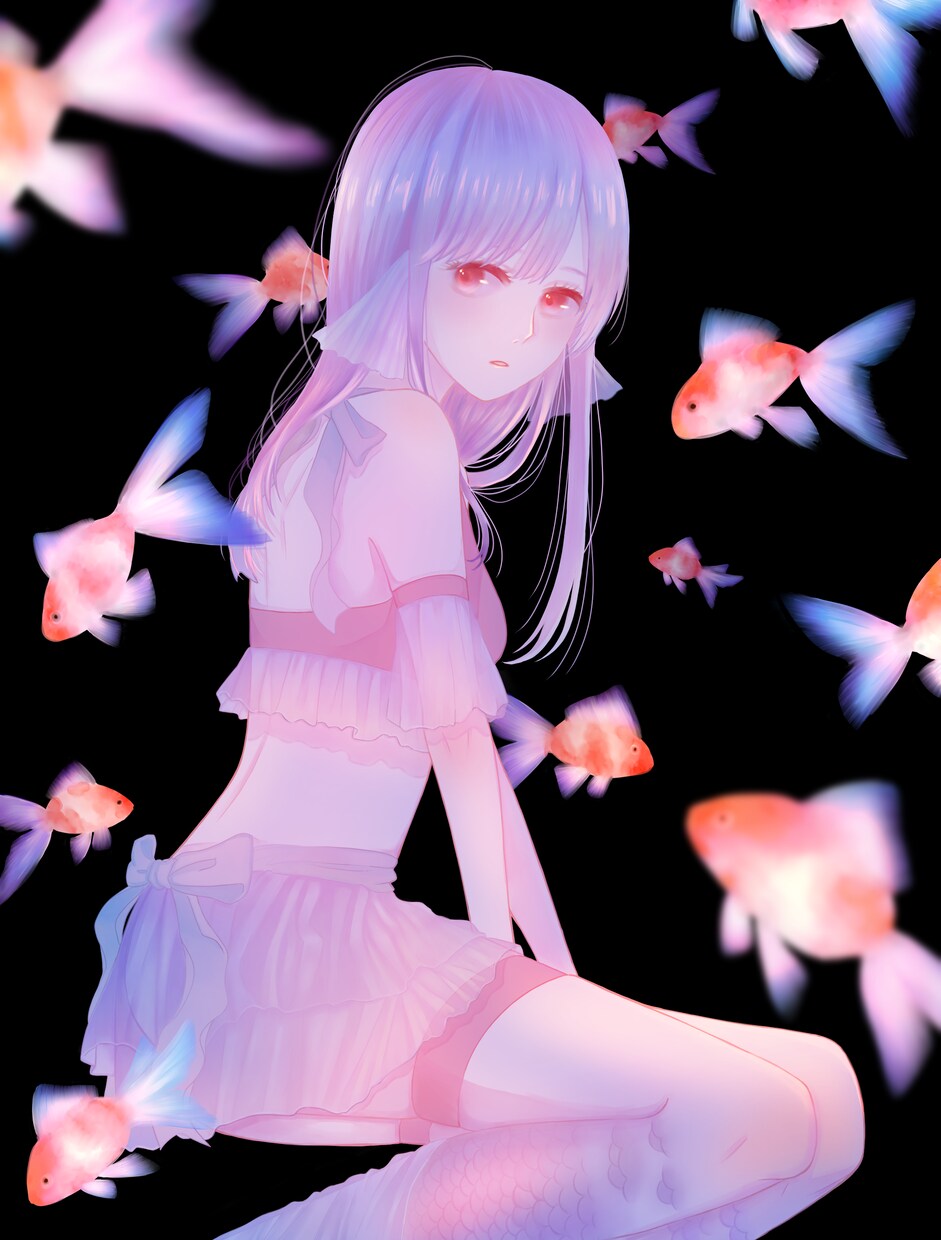 アイコン、ヘッダーや一枚絵を提供いたします 鮮やかで透明感のあるイラストがお好きな方へ イメージ1