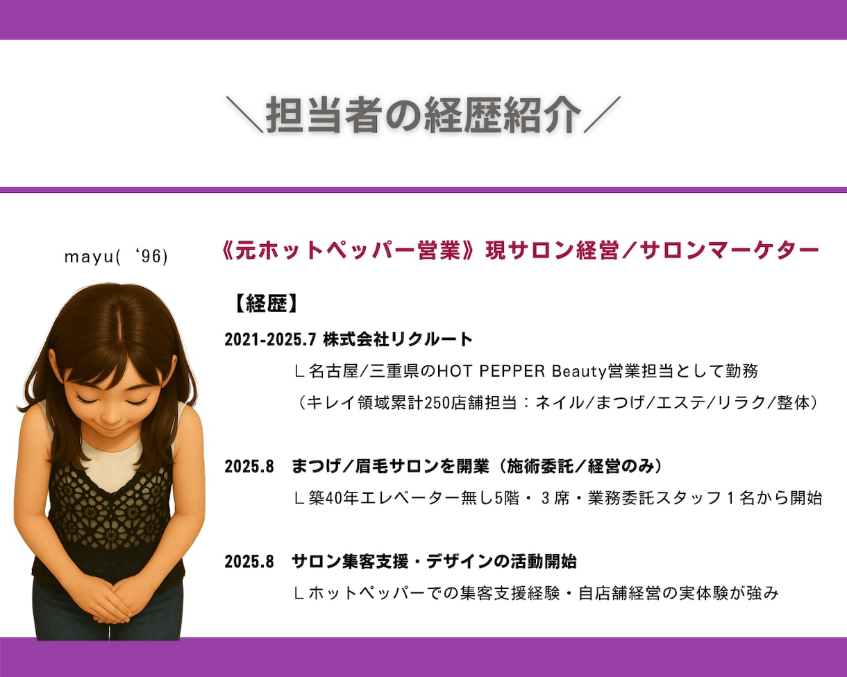 オンライン90分！ホットペッパー改善提案します 元リクルート・現サロンオーナーによる改善提案で集客最大化！ イメージ4