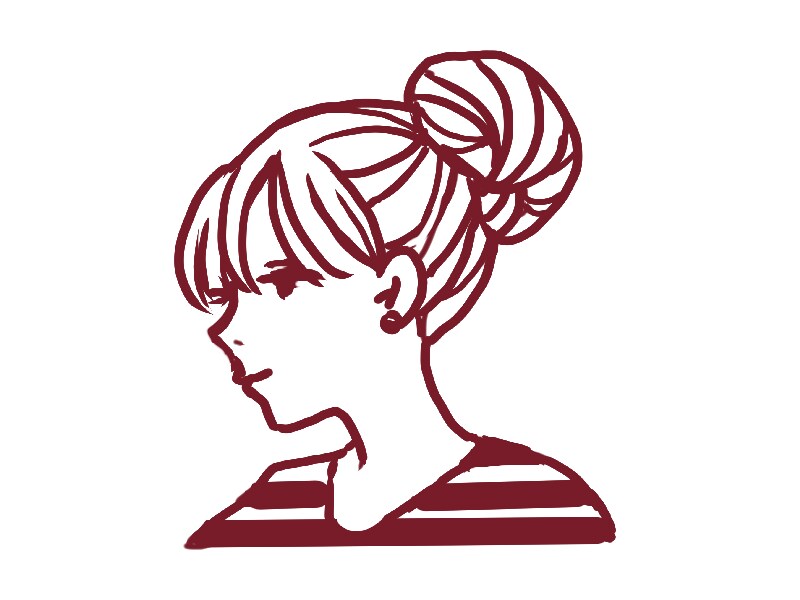 アイコン制作致します SNSなどに　やわらかシンプル線画アイコンイラスト イメージ2