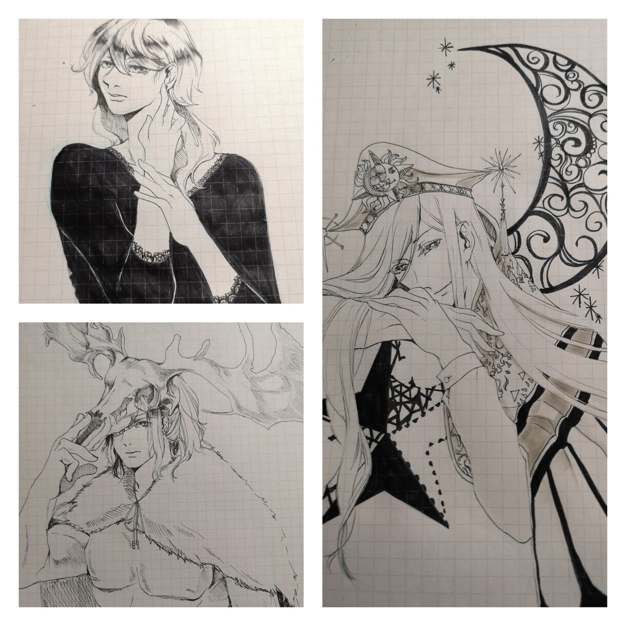 似顔絵、アイコン、LINEスタンプ描きます アナログ:水彩他デジタル:アニメ塗り、厚塗り、モノクロ イメージ5