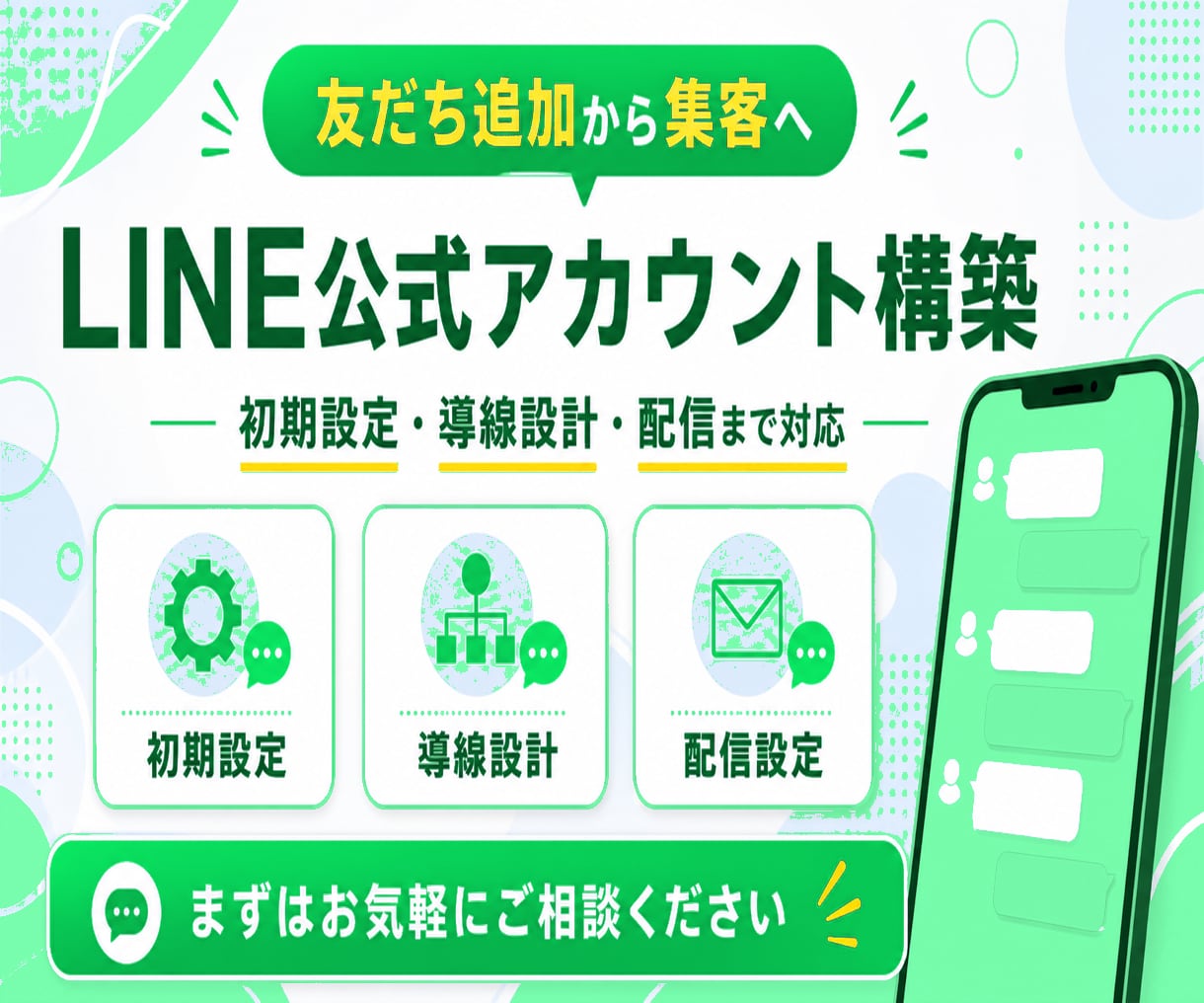 LINE公式★アカウント運用代行します アカウント構築〜リッチメニューデザインまで丸っと対応！ イメージ1