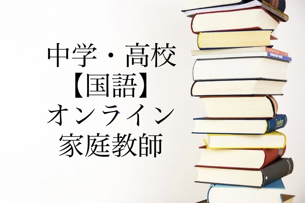指導歴25年プロ講師が【中高生国語】個別指導します 「本質的な思考法」と「シンプルな得点スキル」をお伝えします イメージ1