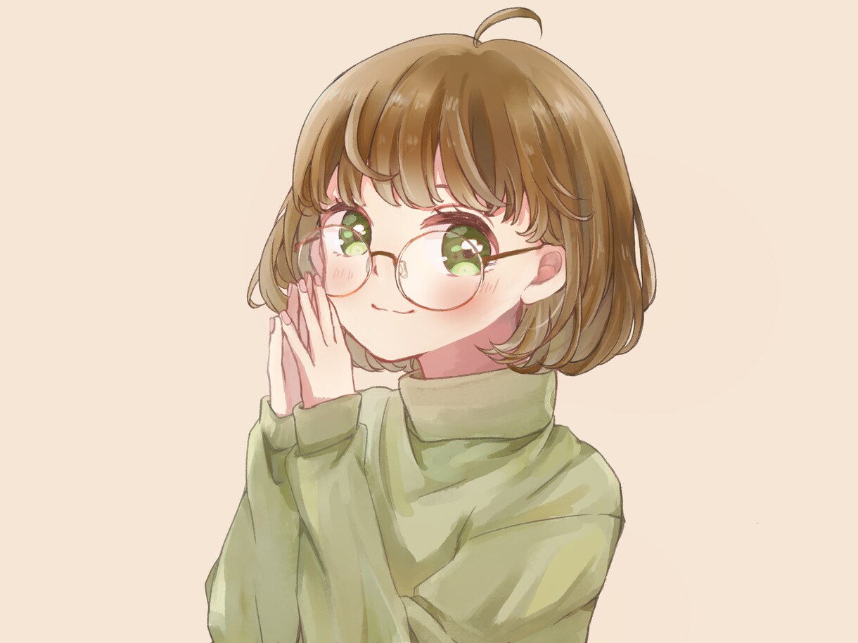 ほわっとした雰囲気のアイコン描きます 柔らかい雰囲気の女の子が得意です☺️ イメージ4