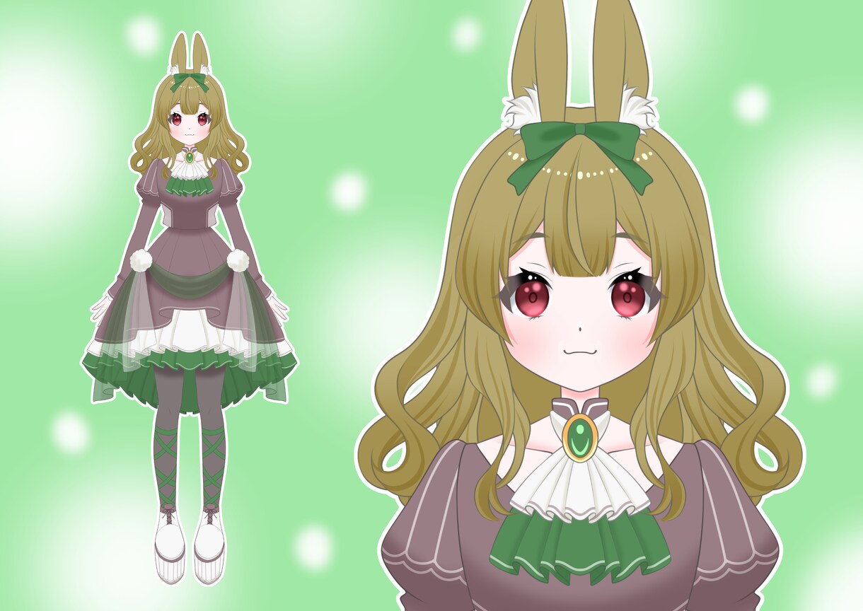 可愛いLive2Dの立ち絵イラスト制作します 販売実績あり！可愛い立ち絵をあなたに！ イメージ5